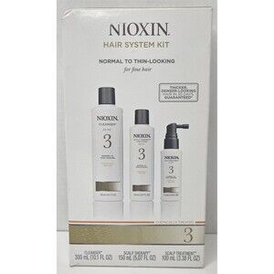 NIOXIN 3 System Kit Kit Normal To Thin Looking For Fine Hair Thicker Hair NIB